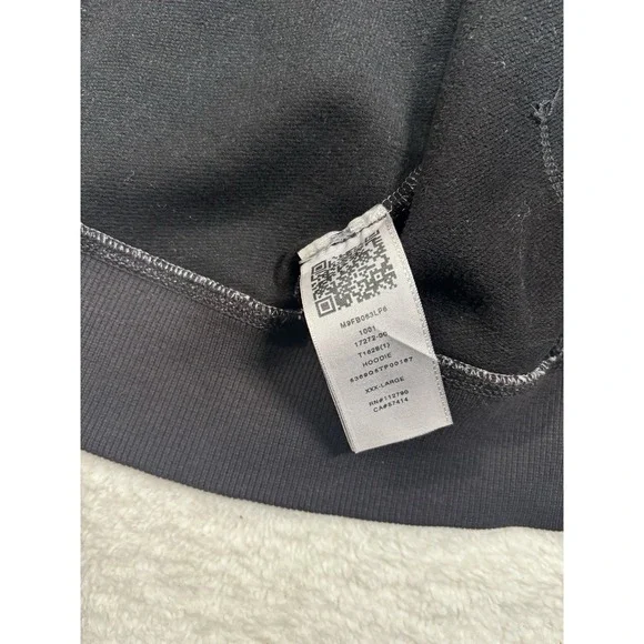 True Religion Men's Size Jet Black Coated Moto Hoodie Jacket Size 3XL - Picture 9 of 12